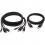 Tripp Lite By Eaton Dual DisplayPort KVM Cable Kit   DP, USB, 3.5 Mm Audio (3xM/3xM) + DP (M/M), 4K, 4:4:4, 6 Ft. (1.83 M), Black Alternate-Image1/500