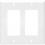 Tripp Lite By Eaton Double Gang Faceplate, Decora Style   Vertical, White Alternate-Image1/500