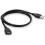 AddOn 3ft USB 2.0 (A) Male To Female Black Cable Alternate-Image1/500