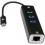 V7 Gigabit Ethernet Adapter USB C Male To USB A Female X 3, RJ45 Black Alternate-Image1/500