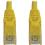Eaton Tripp Lite Series Cat6a 10G Snagless Molded UTP Ethernet Cable (RJ45 M/M), PoE, Yellow, 1 Ft. (0.3 M) Alternate-Image1/500