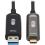 Tripp Lite USB A To USB C AOC Cable (M/M)   USB 3.2 Gen 2 Plenum Rated Fiber Active Optical   Data Only, Black, 30 M Alternate-Image1/500