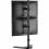 Rocstor ErgoReach Mounting Pole For Monitor   Black   Vertical Alternate-Image1/500