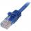 StarTech.com 1 Ft Blue Cat5e Snagless RJ45 UTP Patch Cable   1ft Patch Cord Alternate-Image1/500