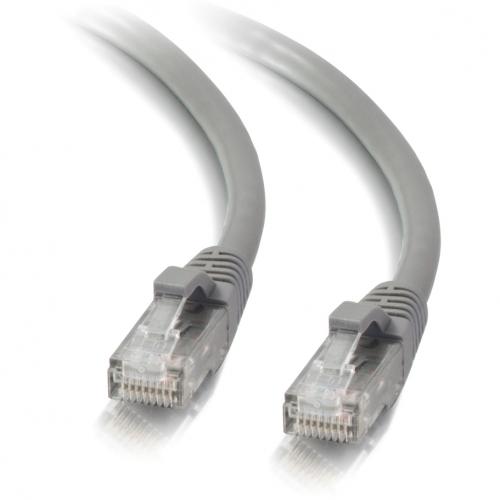 C2G 25ft Cat5e Snagless Unshielded (UTP) Network Patch Ethernet Cable Gray Alternate-Image1/500
