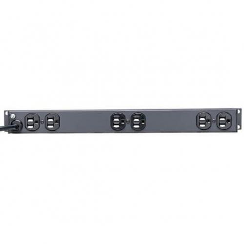 Tripp Lite By Eaton 1U Rack Mount Power Strip, 120V, 15A, 5 15P, 12 Outlets (6 Front Facing, 6 Rear Facing), 15 Ft. (4.57 M) Cord Alternate-Image1/500