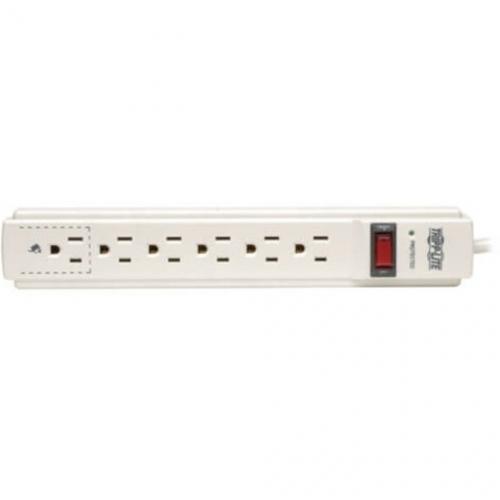 Tripp Lite By Eaton Protect It! 6 Outlet Surge Protector, 4 Ft. (1.22 M) Cord, 790 Joules, Tel/Fax/Modem Protection Alternate-Image1/500