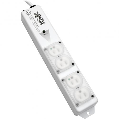 Tripp Lite By Eaton Safe IT UL 60601 1 Medical Grade Power Strip For Patient Care Vicinity, 4 15A Hospital Grade Outlets, Safety Covers, 15 Ft. Cord Alternate-Image1/500