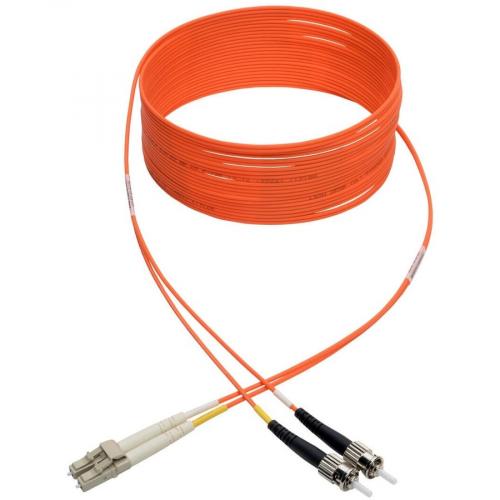 Eaton Tripp Lite Series Duplex Multimode 62.5/125 Fiber Patch Cable (LC/ST), 5M (16 Ft.) Alternate-Image1/500