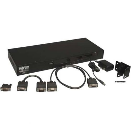 Tripp Lite By Eaton 8 Port 1U Rack Mount USB/PS2 KVM Switch With On Screen Display Alternate-Image1/500