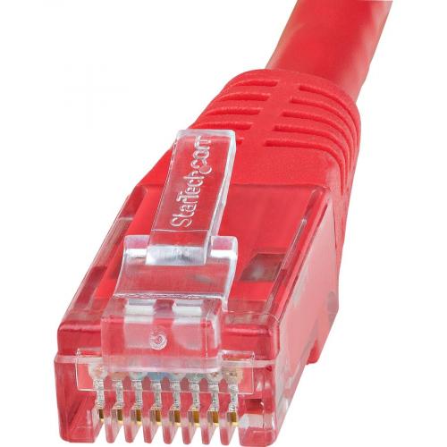 StarTech.com 6ft CAT6 Ethernet Cable   Red Molded Gigabit   100W PoE UTP 650MHz   Category 6 Patch Cord UL Certified Wiring/TIA Alternate-Image1/500