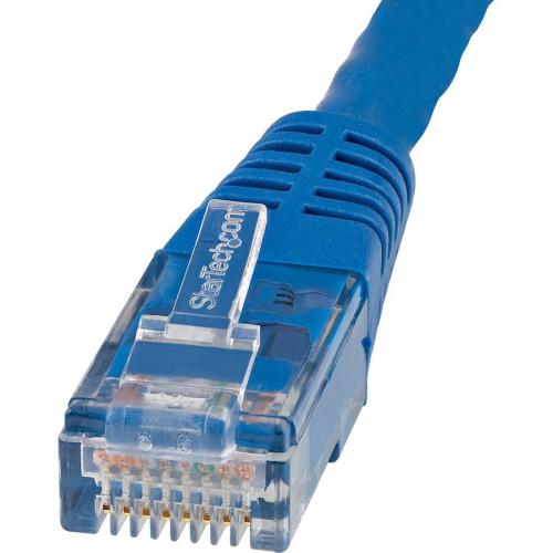 StarTech.com 2ft CAT6 Ethernet Cable   Blue Molded Gigabit   100W PoE UTP 650MHz   Category 6 Patch Cord UL Certified Wiring/TIA Alternate-Image1/500
