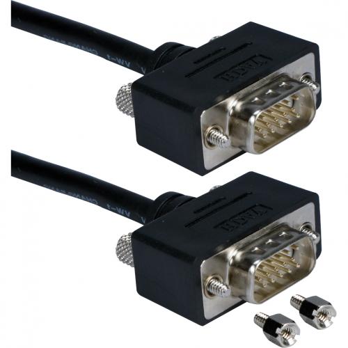 QVS Premium CC388M1 02 Coaxial UltraThin VGA Cable Alternate-Image1/500