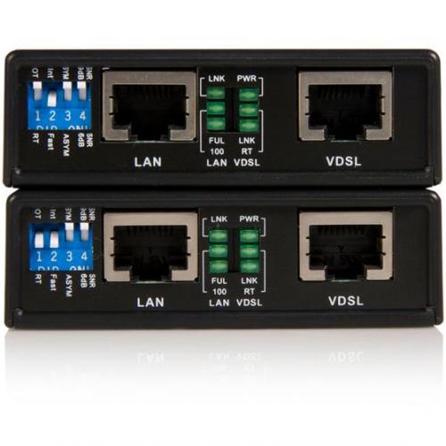 StarTech.com 10/100 VDSL2 Ethernet Extender Kit Over Single Pair Wire   1km Alternate-Image1/500