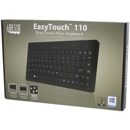 Adesso EasyTouch AKB 110B Mini Keyboard Alternate-Image1/500