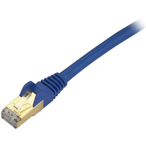 StarTech.com 3ft CAT6a Ethernet Cable   10 Gigabit Category 6a Shielded Snagless 100W PoE Patch Cord   10GbE Blue UL Certified Wiring/TIA Alternate-Image1/500