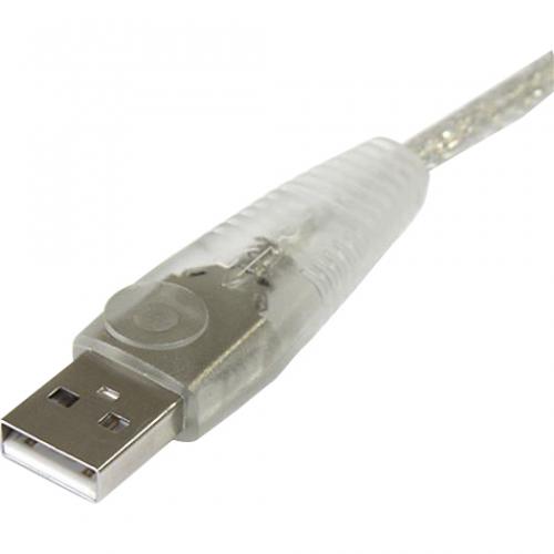 StarTech.com   Transparent USB 2.0 Cable   4 Pin USB Type A (M)   4 Pin USB Type B (M)   ( USB / Hi Speed USB )   15 Ft Alternate-Image1/500
