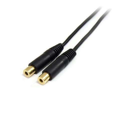 StarTech.com Stereo Splitter Cable   Phono Stereo 3.5mm (M)   Phono 2x Stereo (F)   6in Alternate-Image1/500