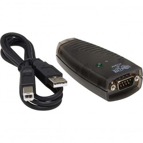 Tripp Lite By Eaton Keyspan USB To Serial Adapter   USB A Male To DB9 RS232 Male, 3 Ft. (0.91 M), TAA Alternate-Image1/500