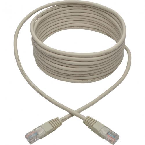 Eaton Tripp Lite Series Cat5e 350 MHz Molded (UTP) Ethernet Cable (RJ45 M/M), PoE   White, 14 Ft. (4.27 M) Alternate-Image1/500