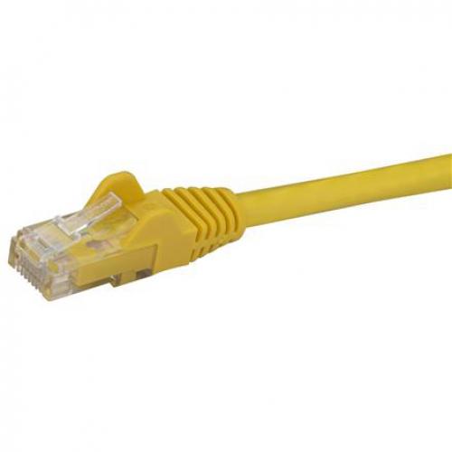 StarTech.com 10ft CAT6 Ethernet Cable   Yellow Snagless Gigabit   100W PoE UTP 650MHz Category 6 Patch Cord UL Certified Wiring/TIA Alternate-Image1/500