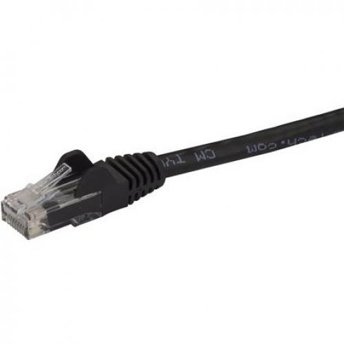 StarTech.com 25ft CAT6 Ethernet Cable   Black Snagless Gigabit   100W PoE UTP 650MHz Category 6 Patch Cord UL Certified Wiring/TIA Alternate-Image1/500