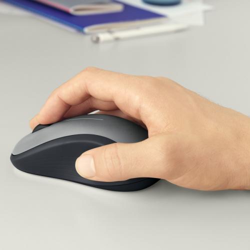 Logitech M310 Wireless Mouse, 2.4 GHz With USB Nano Receiver, 1000 DPI Optical Tracking, 18 Month Battery, Ambidextrous, Compatible With PC, Mac, Laptop, Chromebook (SILVER) Alternate-Image1/500