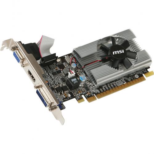 MSI GeForce 210 Graphics Card     16GB 64 Bit GDDR3   CUDA Technology   NVIDIA GeForce 210 589 MHz   PureVideo HD Technology   DirectX 12 Features Alternate-Image1/500