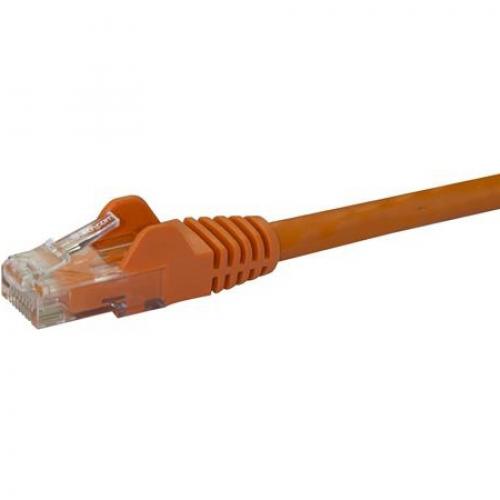 StarTech.com 50ft CAT6 Ethernet Cable   Orange Snagless Gigabit   100W PoE UTP 650MHz Category 6 Patch Cord UL Certified Wiring/TIA Alternate-Image1/500