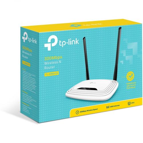 TP LINK TL WR841N   Wireless N300 Home Router, 300Mpbs, IP QoS, WPS Button Alternate-Image1/500