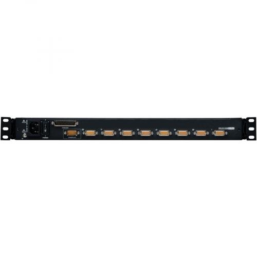 Tripp Lite By Eaton NetDirector 8 Port 1U Rack Mount Console KVM Switch With 19 In. LCD + 8 PS2/USB Combo Cables; TAA Compliant Alternate-Image1/500