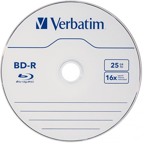 Disc Blu Ray Single Layer 25GB  Write Once 6X Branded 25pk Spindle Alternate-Image1/500