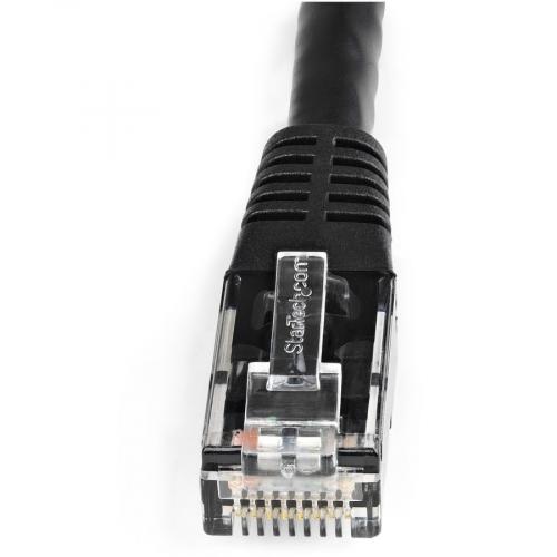 StarTech.com 1ft CAT6 Ethernet Cable   Black Molded Gigabit   100W PoE UTP 650MHz   Category 6 Patch Cord UL Certified Wiring/TIA Alternate-Image1/500