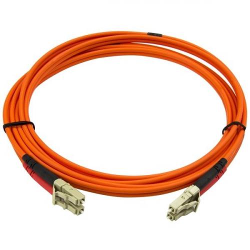 StarTech.com 2m Fiber Optic Cable   Multimode Duplex 50/125   LSZH   LC/LC   OM2   LC To LC Fiber Patch Cable Alternate-Image1/500