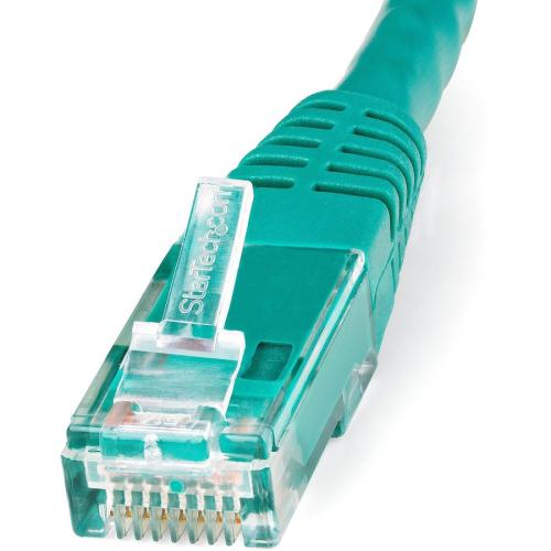StarTech.com 6ft CAT6 Ethernet Cable   Green Molded Gigabit   100W PoE UTP 650MHz   Category 6 Patch Cord UL Certified Wiring/TIA Alternate-Image1/500