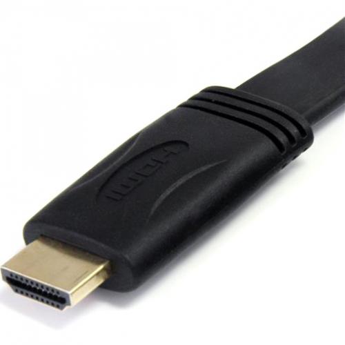 StarTech.com 6 Ft Flat High Speed HDMI Cable With Ethernet   Ultra HD 4k X 2k HDMI Cable   HDMI To HDMI M/M Alternate-Image1/500