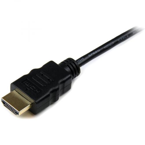 StarTech.com 6ft Micro HDMI To HDMI Cable With Ethernet, 4K High Speed Micro HDMI Type D Device To HDMI Monitor Adapter/Converter Cord Alternate-Image1/500