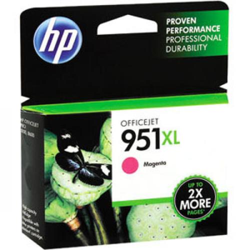 HP 951XL (CN047AN) Original Inkjet Ink Cartridge   Magenta   1 Each Alternate-Image1/500