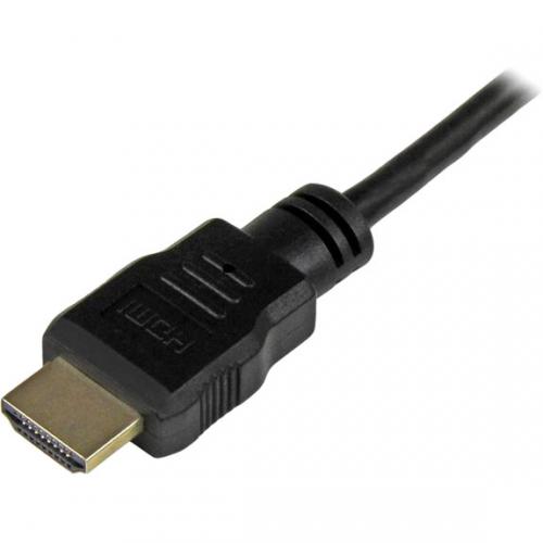 StarTech.com 1ft Mini HDMI To HDMI Cable With Ethernet, 4K 30Hz High Speed Mini HDMI 1.4 (Type C) Device To HDMI Adapter Cable/Cord, M/M Alternate-Image1/500