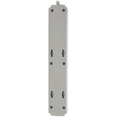 Eaton Tripp Lite Series Protect It! 6 Outlet Surge Protector, 15 Ft. Cord, 790 Joules, Diagnostic LED, Light Gray Housing Alternate-Image1/500