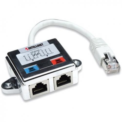 Intellinet Network Solutions 2 Port RJ45 Ethernet Splitter/Combiner, Female To Male, FTP Alternate-Image1/500