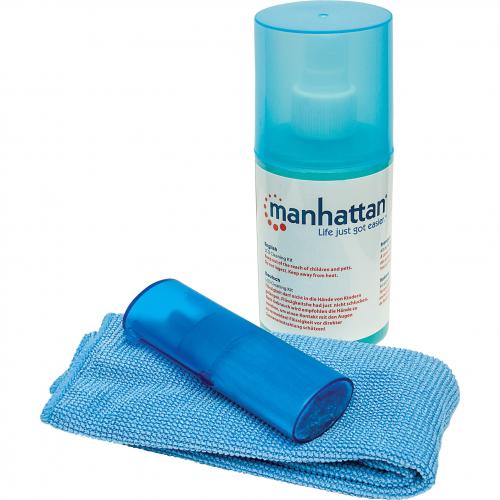 Manhattan LCD Cleaning Kit (6.75 Ounces) With Microfiber Cloth And Retractable Brush Alternate-Image1/500