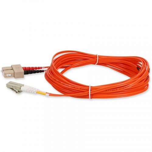 AddOn 3m LC (Male) To SC (Male) Orange OM1 Duplex Fiber OFNR (Riser Rated) Patch Cable Alternate-Image1/500
