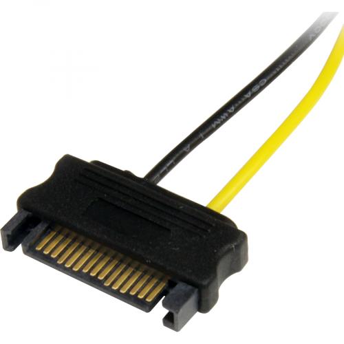 StarTech.com 6in SATA Power To 6 Pin PCI Express Video Card Power Cable Adapter Alternate-Image1/500