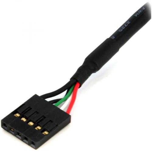 StarTech.com 24in Internal 5 Pin USB IDC Motherboard Header Cable F/F Alternate-Image1/500