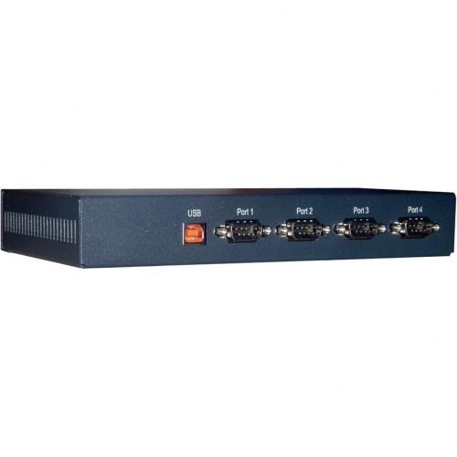 Brainboxes 4 Port RS232 USB To Serial Server Alternate-Image1/500