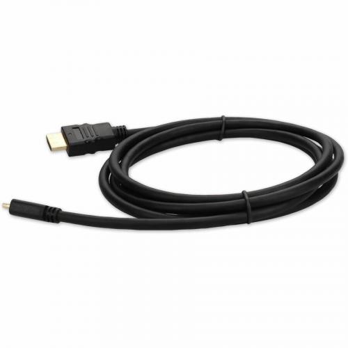 3ft HDMI 1.4 Male To Micro HDMI 1.4 Male Black Cable For Resolution Up To 4096x2160 (DCI 4K) Alternate-Image1/500