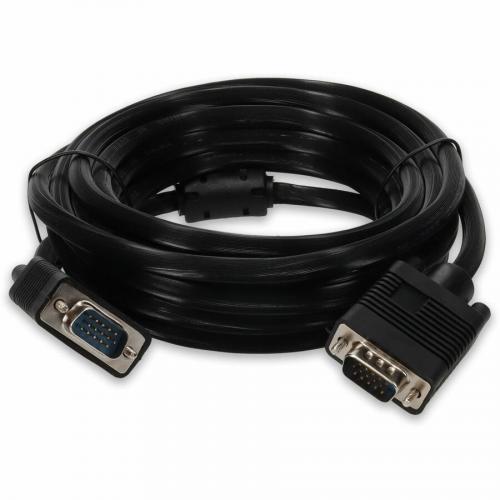 15ft VGA Male To VGA Male Black Cable For Resolution Up To 1920x1200 (WUXGA) Alternate-Image1/500