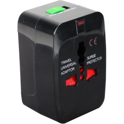 QVS Premium World Power Travel Adaptor Kit With Surge Protection Alternate-Image1/500