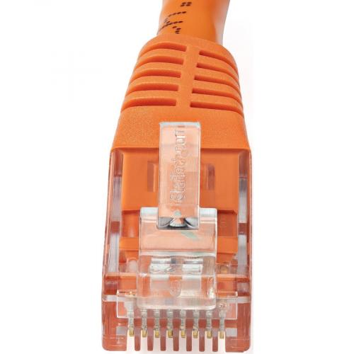 StarTech.com 100ft CAT6 Ethernet Cable   Orange Molded Gigabit   100W PoE UTP 650MHz Category 6 Patch Cord UL Certified Wiring/TIA Alternate-Image1/500